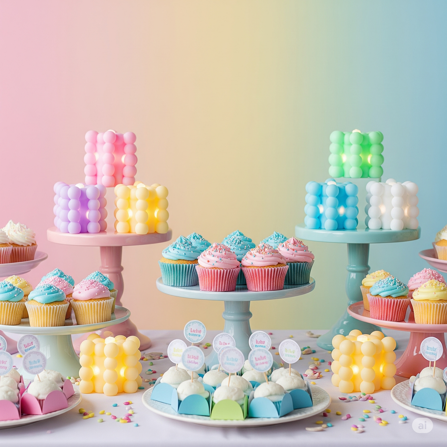 Velas "Bubble"
