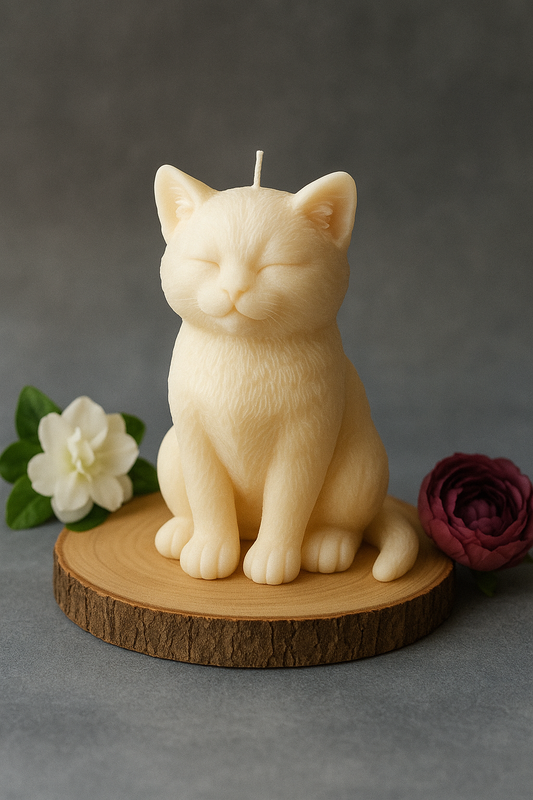 Gato Branco 8 x 6 cm