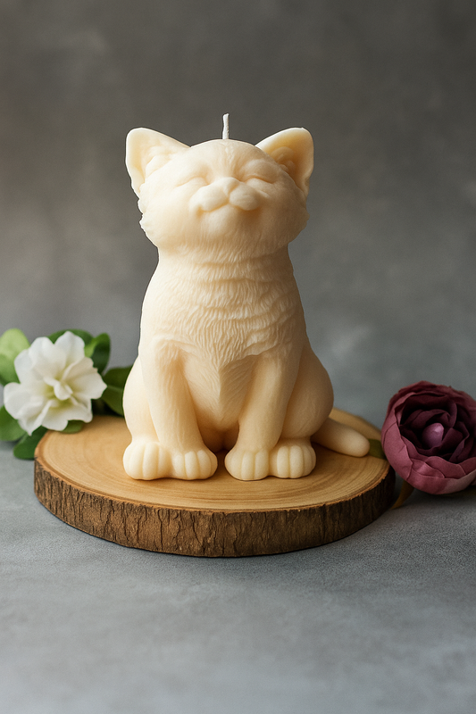 Gato Branco 8 x 6 cm